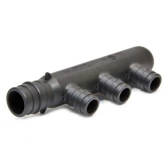 Uponor Q2237550, EP Branch Multi-Port Tee w/ 3/4" Inlet and 1/2" Outlets (3 Outlets)