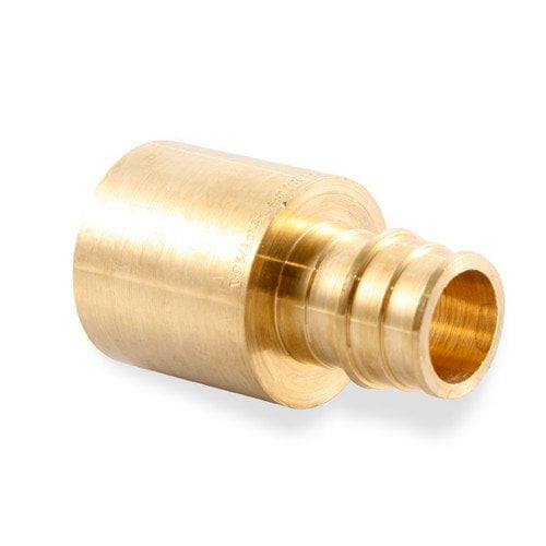 Uponor Wirsbo LF4517510 ProPEX LF Brass Copper Pipe Adapter 3/4" PEX x 1" Copper