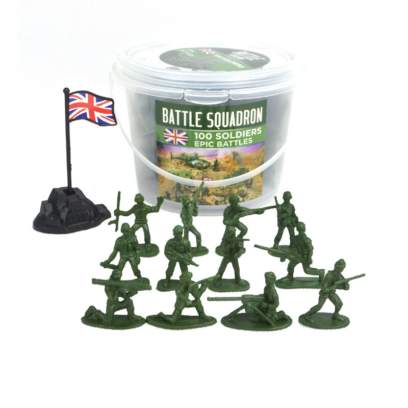 Uposao 100pcs Army Men Toy Set Military Soldiers Plastic Army Men