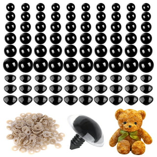 Yous Auto Plastic Safety Eyes and Noses with Washers 1040Pcs, Craft Doll  Eyes and Teddy Bear Nose for Amigurumi, Crafts, Crochet Toy and Stuffed