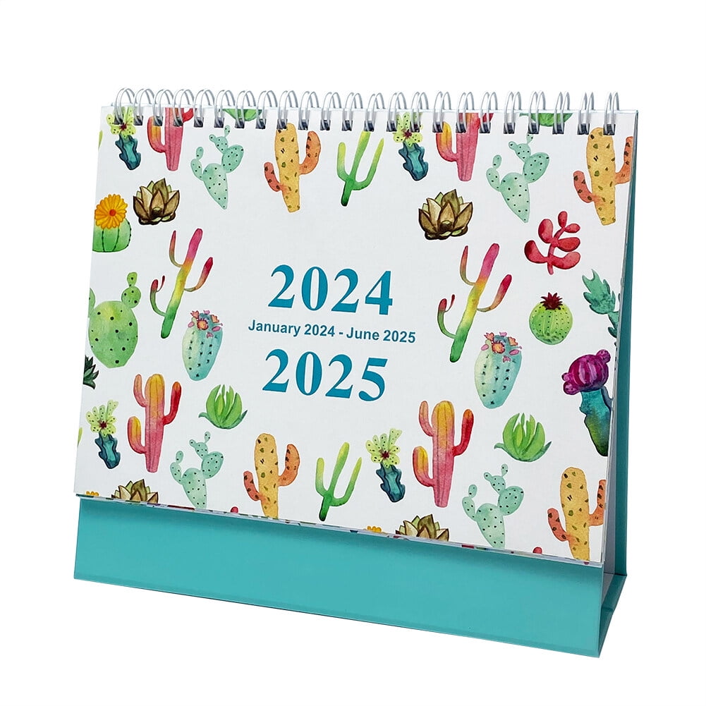 Uposao 2024-2025 Desktop Calendar Annual Calendar Monthly Plan Notebook Calendar Monthly 