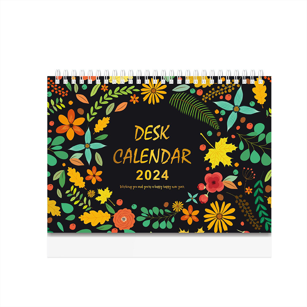 Uposao 2024 Desktop Calendar Annual Calendar Monthly Plan Notebook