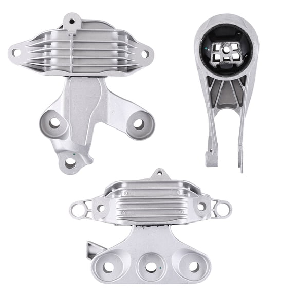 Uposao 3PCS Engine Motor & Automatic Trans Mount Set Compatible for Chevrolet Malibu 1.5L L4 16-18 3488 3389 3485