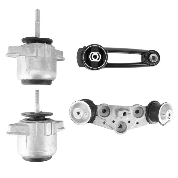 Uposao 4pcs Engine Trans & Torque Strut Mount Kit Set Compatible for Porsche Panamera 3.0L 3.6L 2011-2016 97037511801 95537510113 94837505722 94837505822