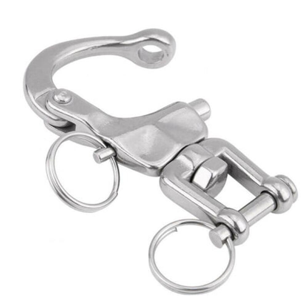 Uposao Snap Shackle Sailing Halyard Stainless Steel Clevis Swivel Jaw