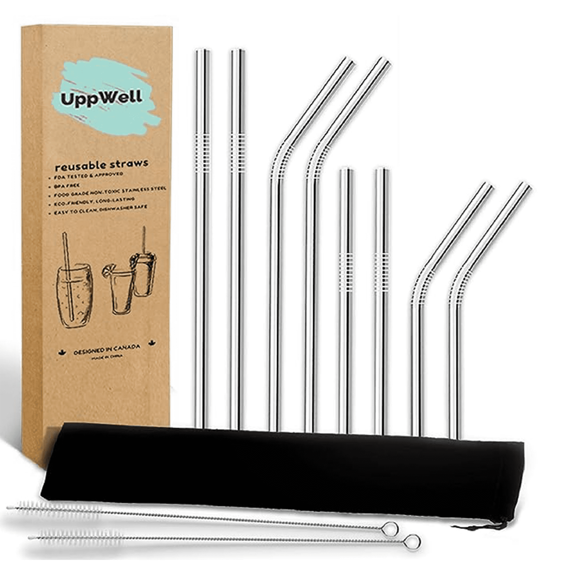 https://i5.walmartimages.com/seo/UppWell-Reusable-Metal-Straws-With-Travel-Case-BPA-Free-Dishwasher-Safe-No-Plastic-For-Tumblers-Bottles-Glasses-Tall-Short-8-Stainless-Steel-2-Cleani_28444e51-da0e-4899-8a8c-1afb7dcd35ec.72d9c6bea8e834b6f3904eb64c98f5ce.png