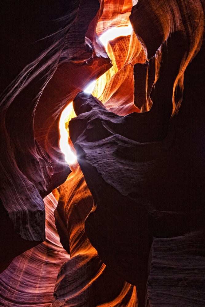 Upper Antelope Canyon Arizona Canvas Art - Robert Postma Design Pics (11 x 17)