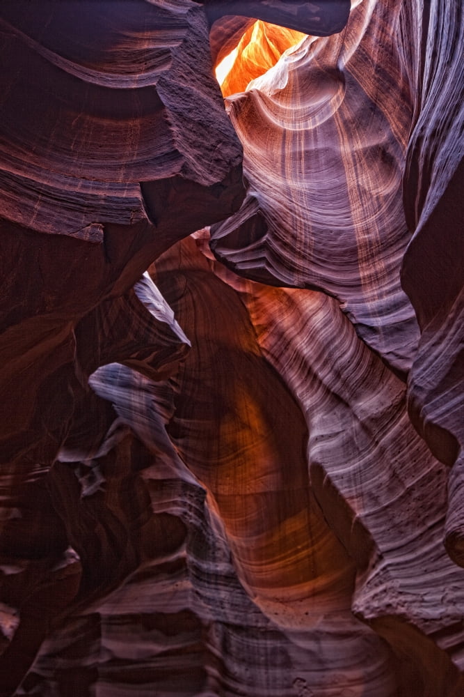 Upper Antelope Canyon Arizona Canvas Art - Robert Postma Design Pics (22 x 34)