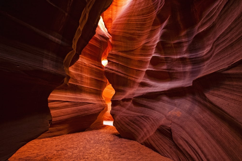 Upper Antelope Canyon Arizona Canvas Art - Robert Postma Design Pics (34 x 22)