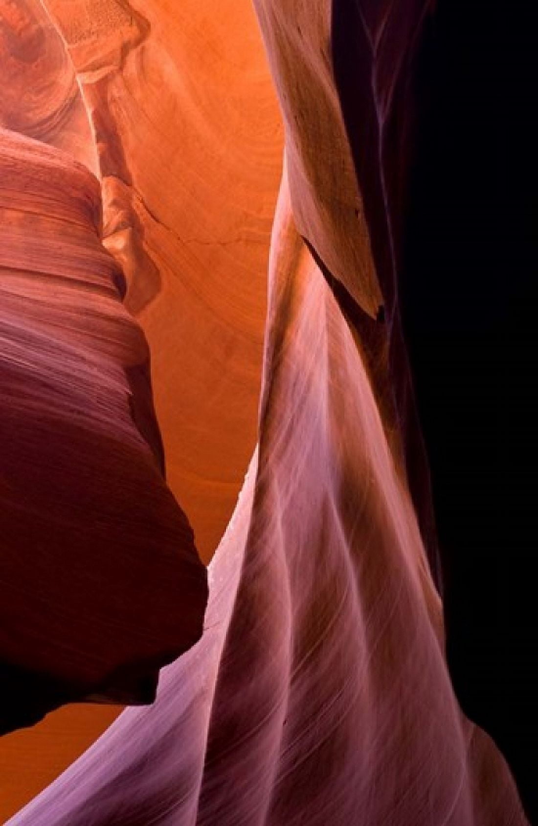 Upper Antelope Canyon Eroded Sandstone Canvas Art - Jaynes Gallery DanitaDelimont (23 x 34)