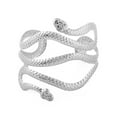 Upper Arm Bracelet Metal Coil Swirl Snake Shape Armband Cuff Fashion