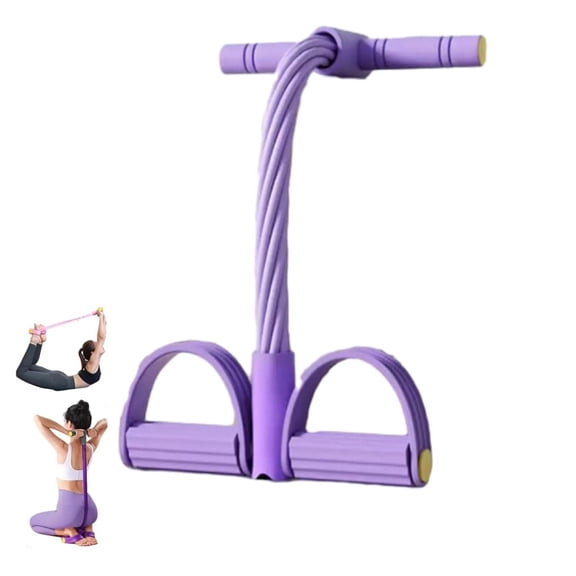 Upper Belly Resistance Band,Dual Phase Elastic Assist,Gentle Full Body Toning Exercise Band, Multi-Functional Pedal Resistance Band Trainer for Abdomen, Waist, Arm, Leg