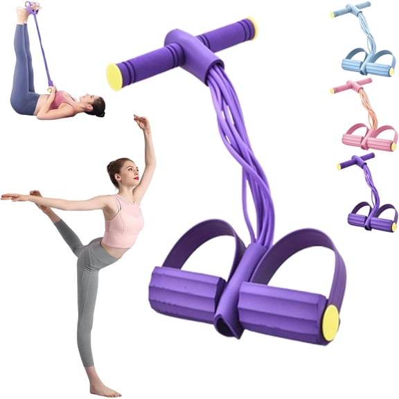 Upper Belly Resistance Band,Gentle Full Body Toning Exercise Band, Gym Equipment,Multi Function Tension Rope with Handles,Home Gym Arm and Waist