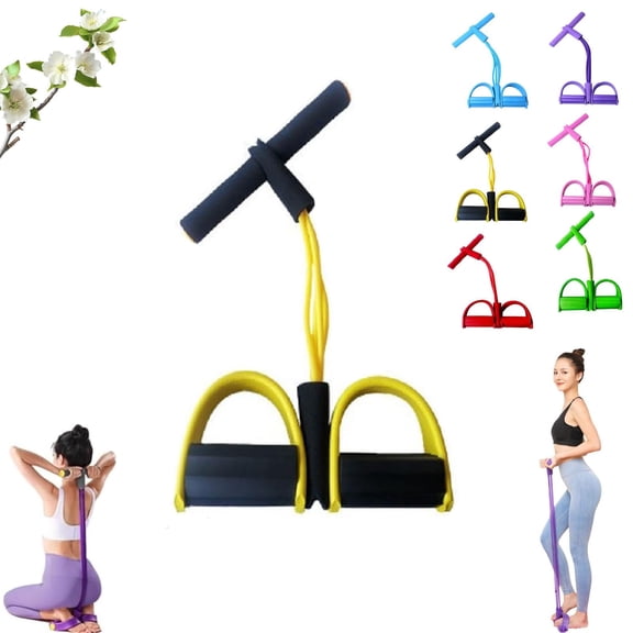 Upper Belly Resistance Band Gentle Full Body Toning Exercise Band Gym Equipment Multi Function Tension Rope with Handles