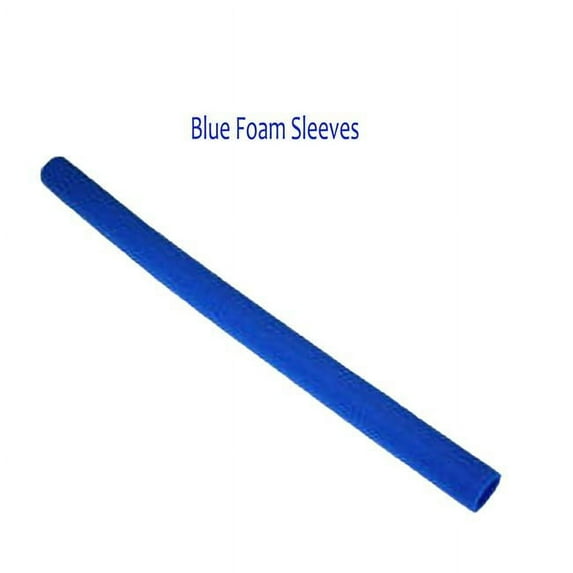 Upper Bounce 37 in. Trampoline Blue Foam sleeves set of 16 Fit 1 in. pole