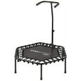 thumbnail image 1 of Machrus Upper Bounce 40" Mini Trampoline with Adjustable T-Shaped Handrail – Indoor Rebounder Fitness Trampoline for Kids & Adults, 1 of 6