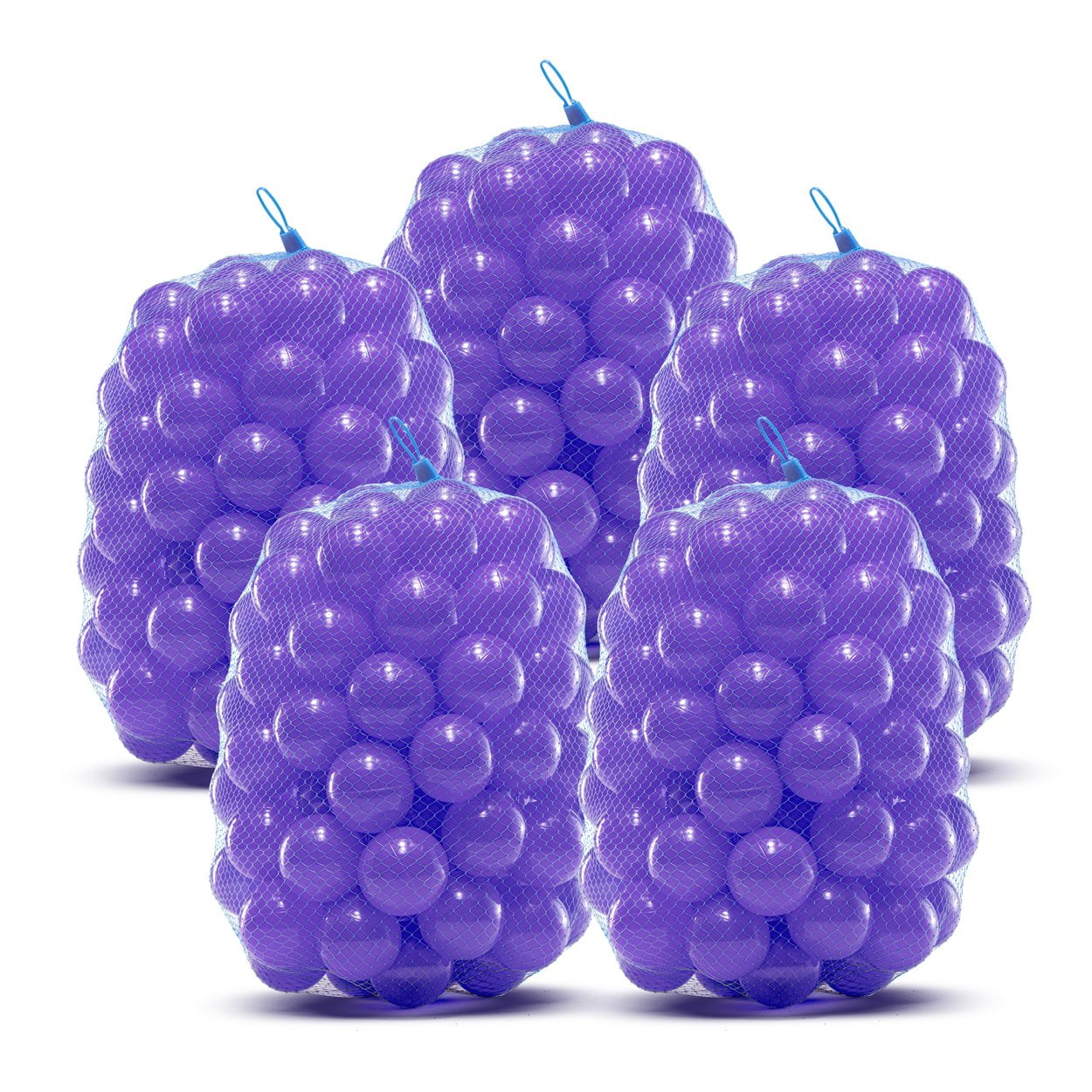 Upper Bounce Crush Proof Plastic Trampoline Pit Balls 500 Pack - Purple