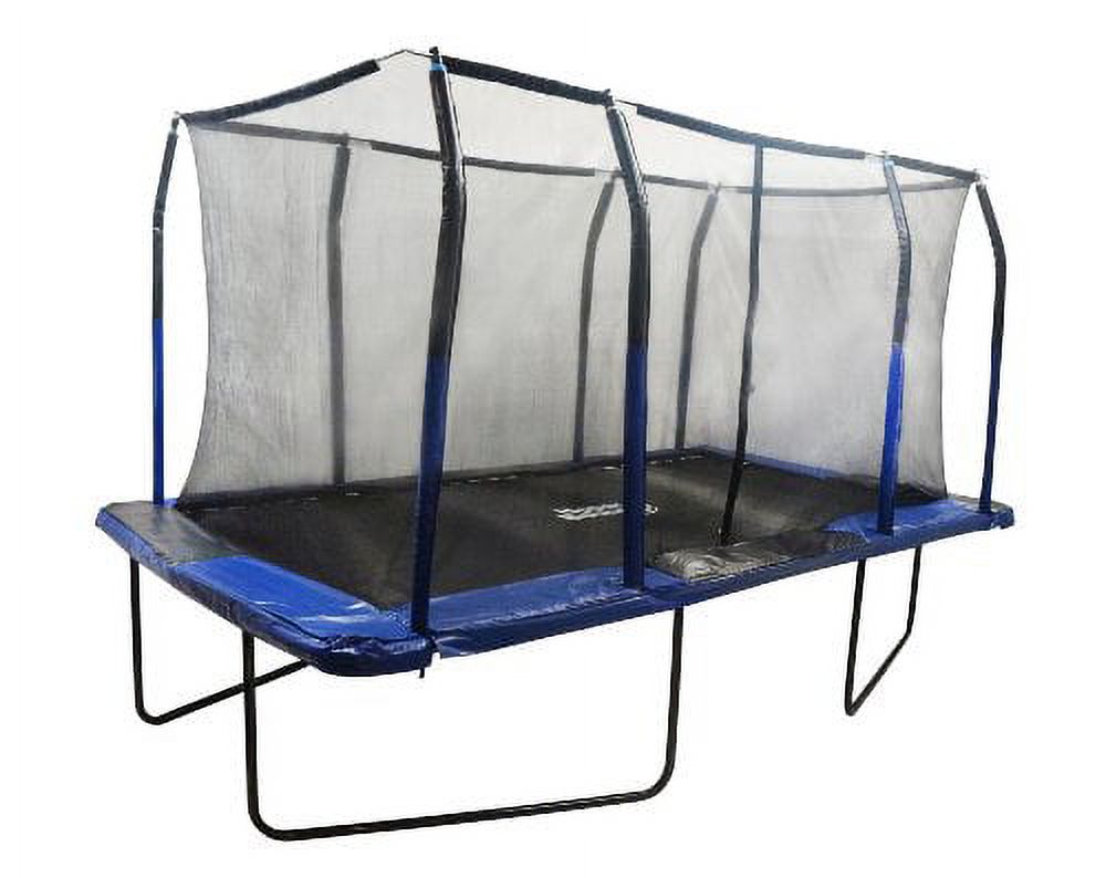 Upper Bounce Easy Assemble "Spacious" Rectangular Trampoline with Fiber
