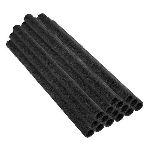 Upper Bounce UBFS33-1.5D-BK-S16 33 Inch Trampoline Sleeves, Black (Set of 16)