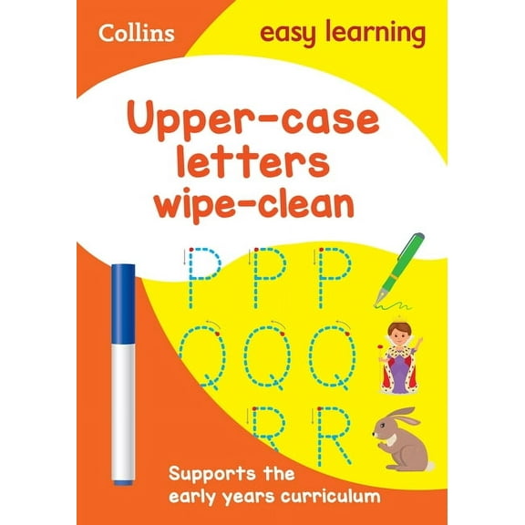 Collins Easy Learning Preschool: Upper Case Letters: Wipe-Clean Activity Book (Other)