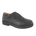 thumbnail image 1 of Upper Class Youth Black Leather Saddle Oxfords, 1 of 8
