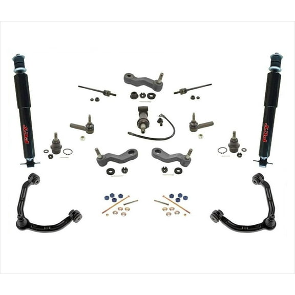 Upper Control Arms Tie Rods Idler Pitman Arms Shocks for GMC Express 3500 03-14