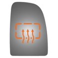 thumbnail image 1 of Upper Convex Power Passenger Side Replacement Mirror Glass for 14-18 Ram Promaster 1500 W/O Baking Plate, 1 of 2