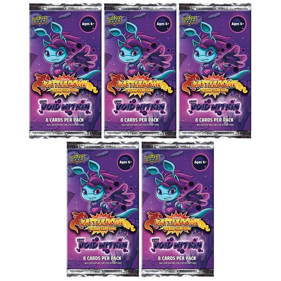 Upper Deck Neopets Battledome Trading Card Game - The Void Within - BOOSTER PACKS [5 Pack Lot]