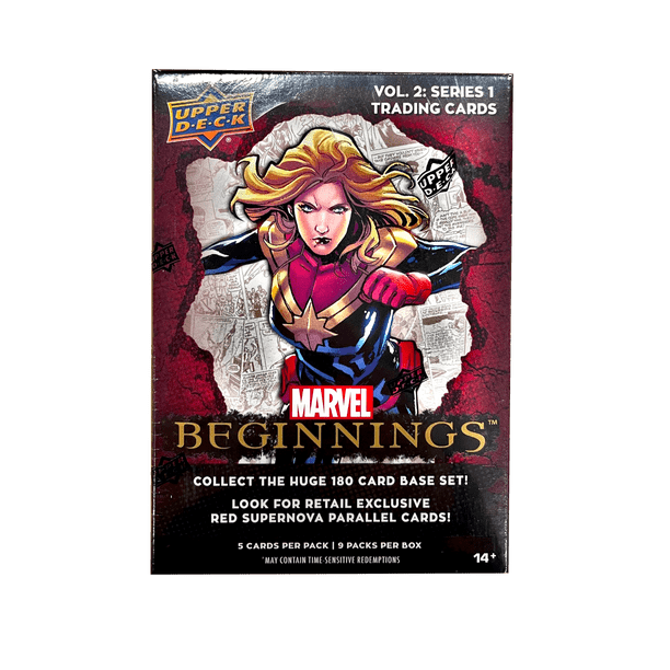 Upper Deck Trading Card Games Marvel Beginnings Volume 1 Value Box