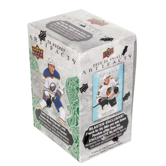2025-26 Upper Deck Artifacts Hockey 6-Pack Blaster Box