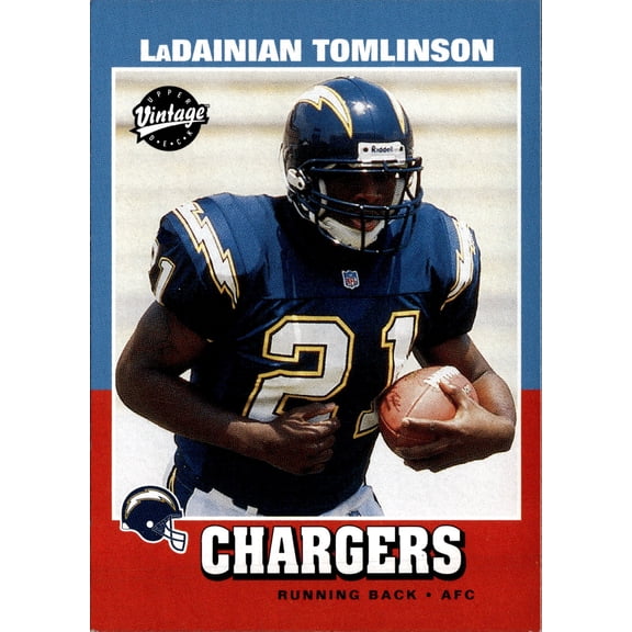 Upper Deck Vintage LaDainian Tomlinson 2001 Rookie Card