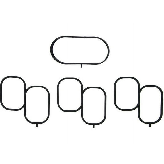 Upper Fuel Injection Plenum Gasket Set - Compatible with 2005 - 2019 Nissan Frontier 4.0L V6 2006 2007 2008 2009 2010 2011 2012 2013 2014 2015 2016 2017 2018