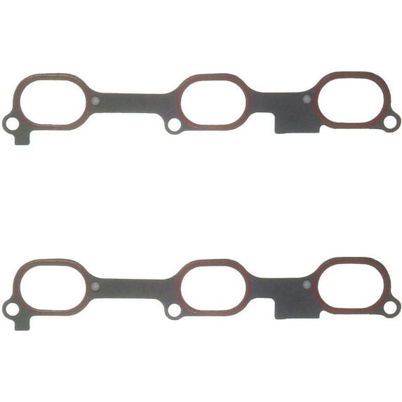 Upper Fuel Injection Plenum Gasket Set - Compatible with 2000 - 2005 Chevy Monte Carlo 3.4L V6 2001 2002 2003 2004