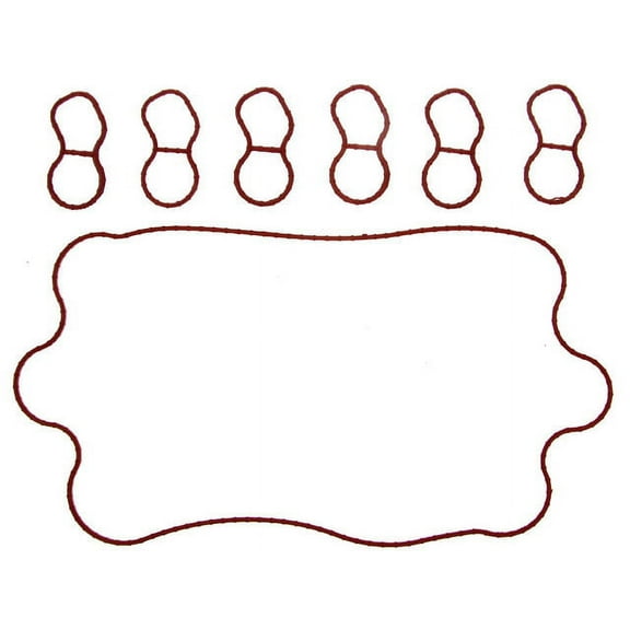 Upper Fuel Injection Plenum Gasket Set - Compatible with 2001 - 2002 Ford E-150 Econoline 4.2L V6