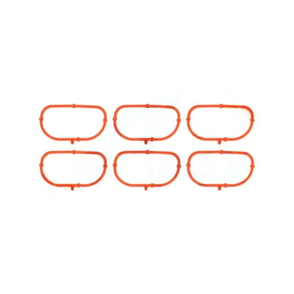 Upper Fuel Injection Plenum Gasket Set - Compatible with 2001 - 2007 Dodge Caravan 3.3L V6 2002 2003 2004 2005 2006