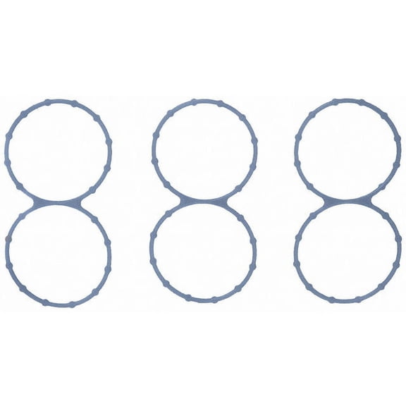 Upper Fuel Injection Plenum Gasket Set - Compatible with 2002 - 2008 Ford Ranger 3.0L V6 2003 2004 2005 2006 2007