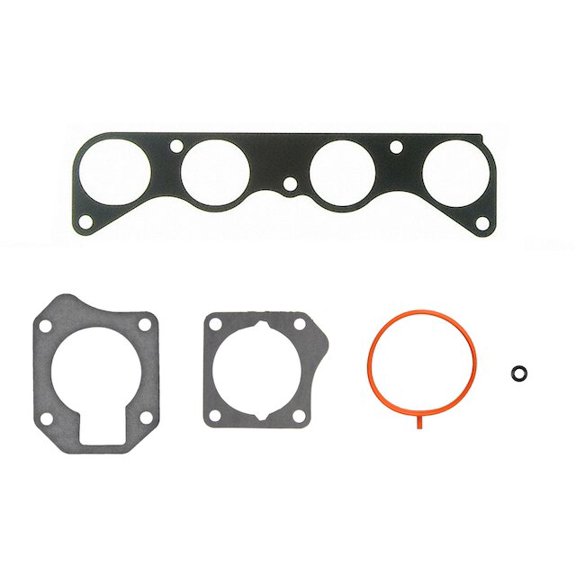 Upper Fuel Injection Plenum Gasket Set - Compatible with 2003 - 2011 Honda Element 2.4L 4-Cylinder 2004 2005 2006 2007 2008 2009 2010