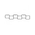 thumbnail image 1 of Upper Fuel Injection Plenum Gasket Set - Compatible with 2006 - 2010 Dodge Charger 3.5L V6 2007 2008 2009, 1 of 2