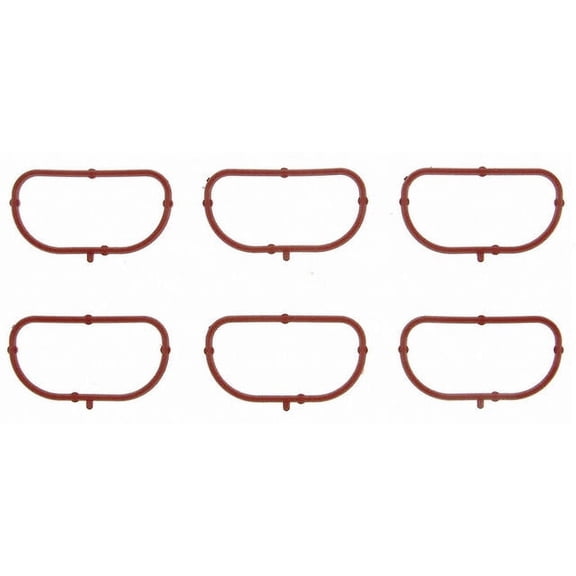 Upper Fuel Injection Plenum Gasket Set - Compatible with 2007 - 2011 Jeep Wrangler 3.8L V6 2008 2009 2010