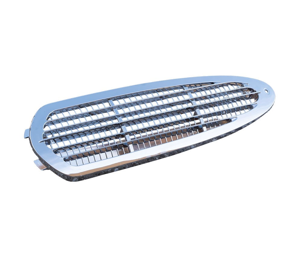 Upper Intake Grille Air Vent Compatible w/ 2002-2018 Freightliner M2 100, 106, 112 Semi Truck, Front Hood Side Air Intake Vent