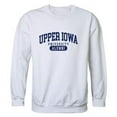 thumbnail image 1 of Upper Iowa University Peacocks Alumni Fleece Pullover Crewneck Sweatshirt, White - Medium, 1 of 1