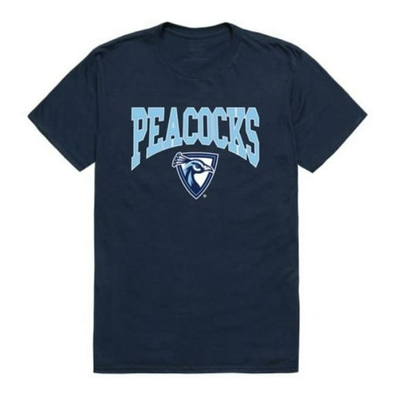Upper Iowa University Peacocks Athletic T-Shirt, Navy - Small