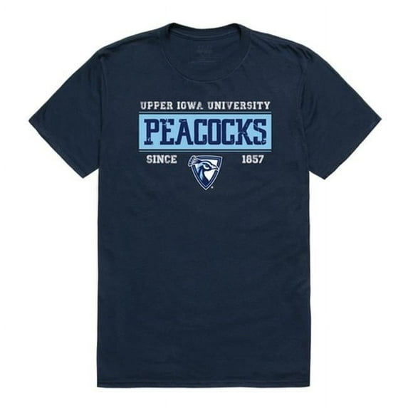 Upper Iowa University Peacocks College Established T-Shirt, Navy - 2XL