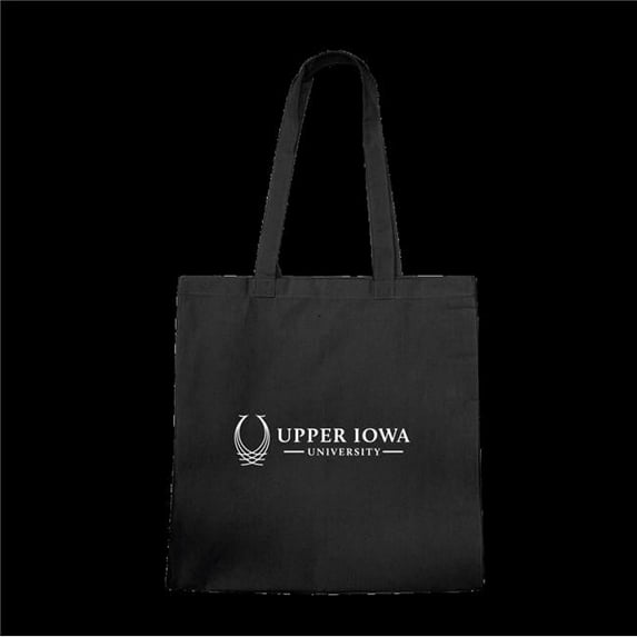 Upper Iowa University Peacocks Institutional Tote Bag, Black - One Size