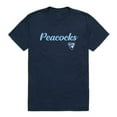 thumbnail image 1 of Upper Iowa University Peacocks Script T-Shirt, Navy - Small, 1 of 1