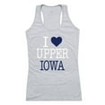 thumbnail image 1 of Upper Iowa University Peacocks Women I Love Tank Top, Heather Grey - Medium, 1 of 1