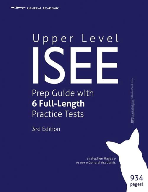 Upper Level ISEE Prep Guide with 6 Full-Length Practice Tests - Walmart.com