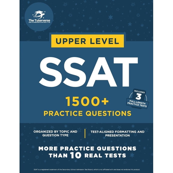 Pre-Owned Upper Level SSAT: 1500+ Practice Questions (Paperback)