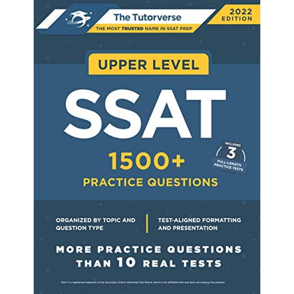 Pre-Owned Upper Level SSAT: 1500+ Practice Questions Paperback