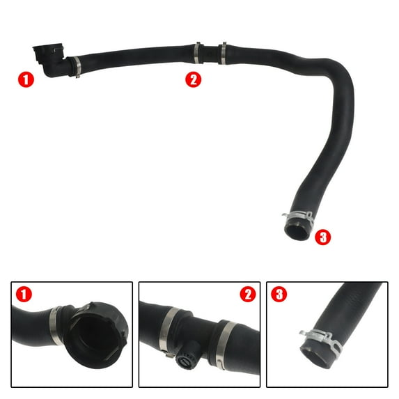 Upper Radiator Coolant Hose Pipe for 2013-2014 Land Rover LR2 Range Rover Evoque